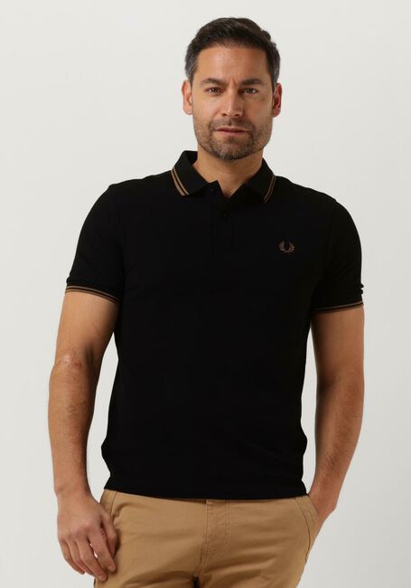 Zwarte FRED PERRY Polo TWIN TIPPED FRED PERRY SHIRT - large