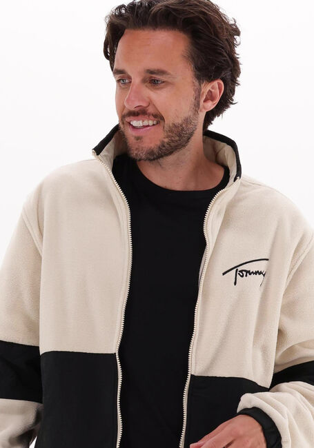 TOMMY JEANS Jack TJM MIX MEDIA RETRO JACKET Écru - large
