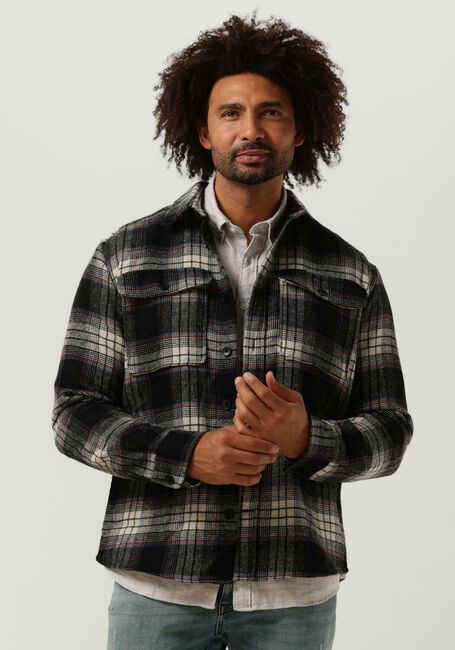 SELECTED HOMME Surchemise LOOSEPABLO LS CHECK Bleu foncé - large