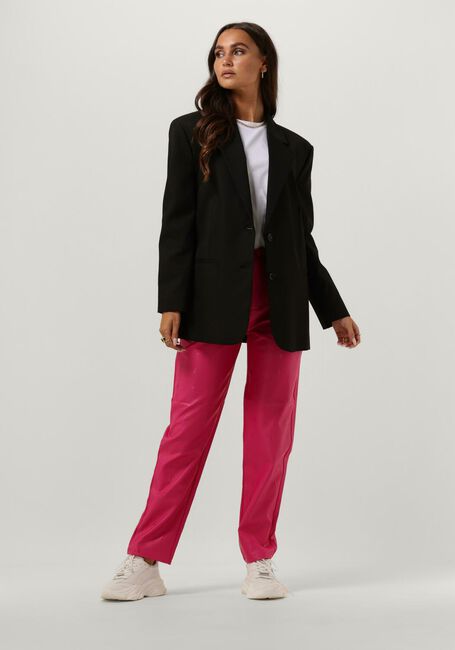 Roze ALIX THE LABEL Pantalon LOGO FO LEATHER PANTS - large