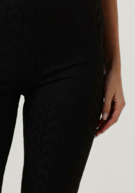 ALIX THE LABEL Pantalon évasé LADIES KNITTED A JACQUARD KNIT PANTS en noir - large