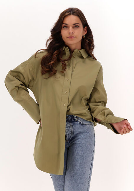 Groene NOTES DU NORD  DAVINA BLOUSE SHIRT - large