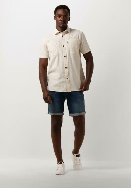 PME LEGEND Chemise d&eacute;contract&eacute; SHORT SLEEVE SHIRT CTN SLUB en beige - large
