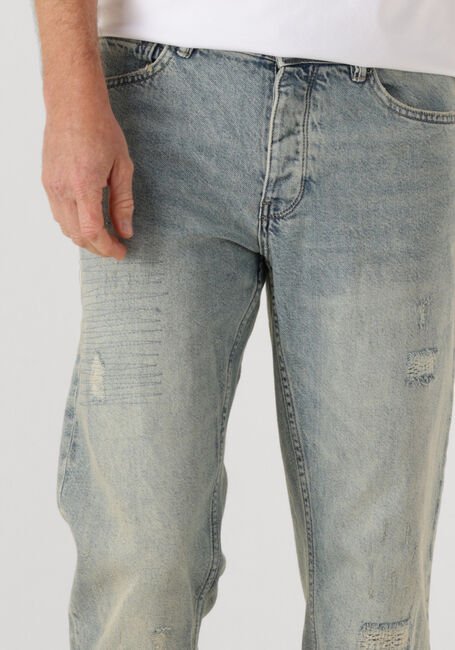 Lichtblauwe PURE PATH Straight leg jeans THE ERIC REGULAR FIT JEANS - large