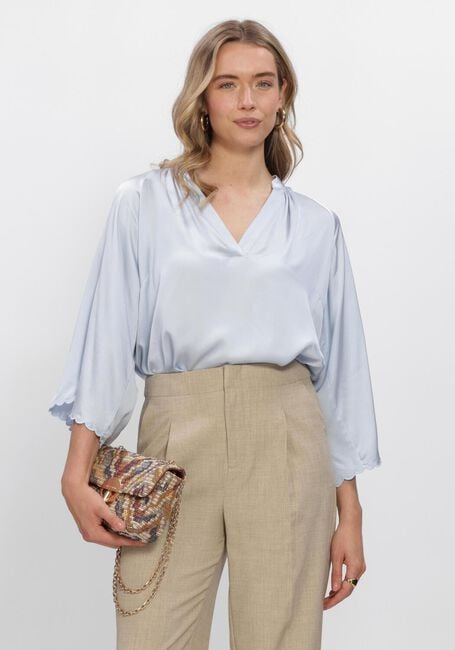 Lichtblauwe BRUUNS BAZAAR  WECKIABBWINNY BLOUSE - large
