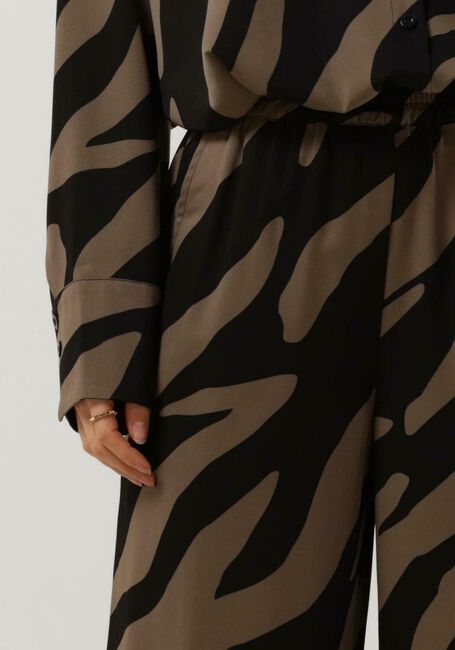 Zwarte GESTUZ Wijde broek BOTHILDEGZ HW PANTS - large