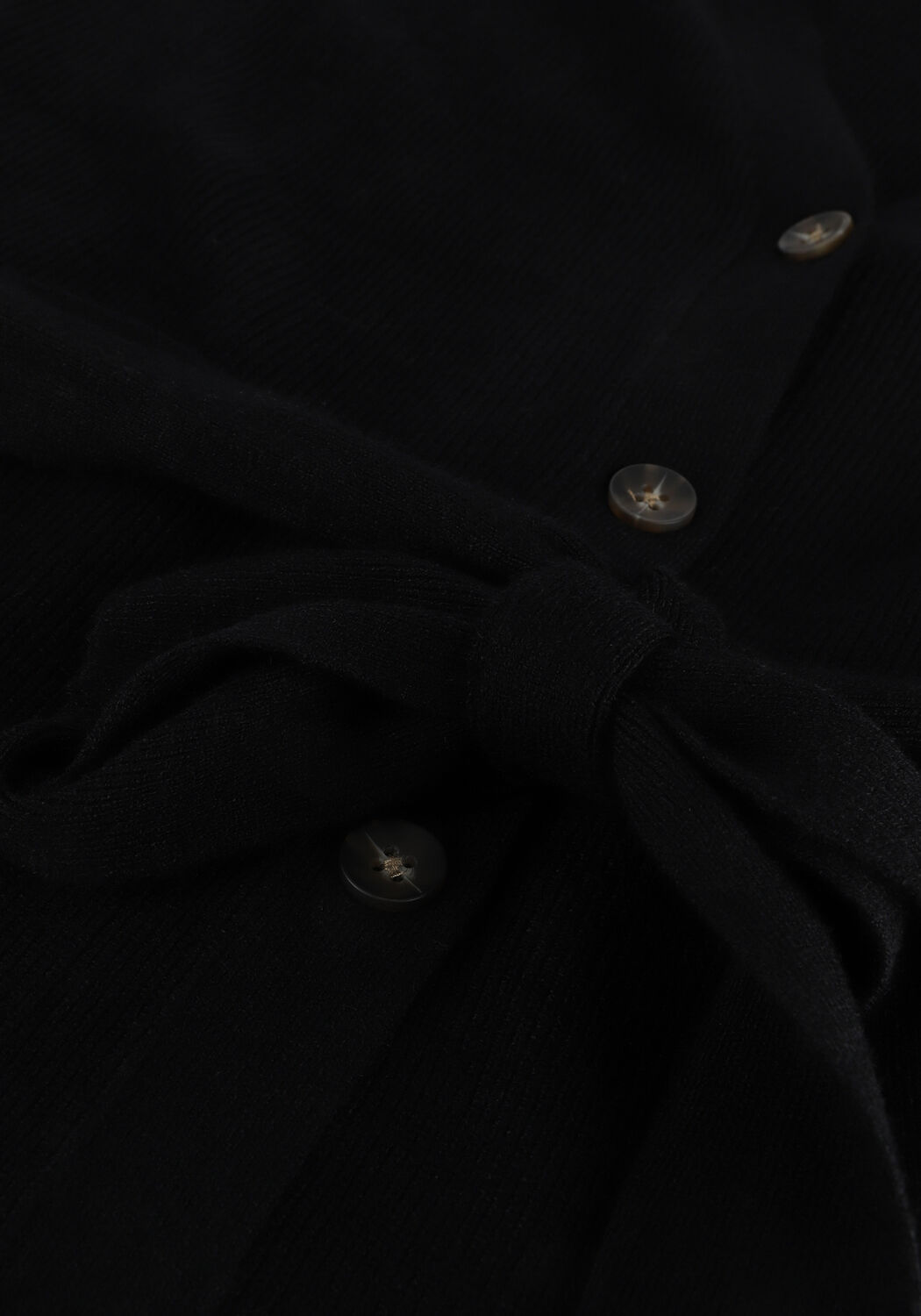 Zwarte MSCH COPENHAGEN Midi jurk INETA RACHELLE LONG CARDIGAN - large