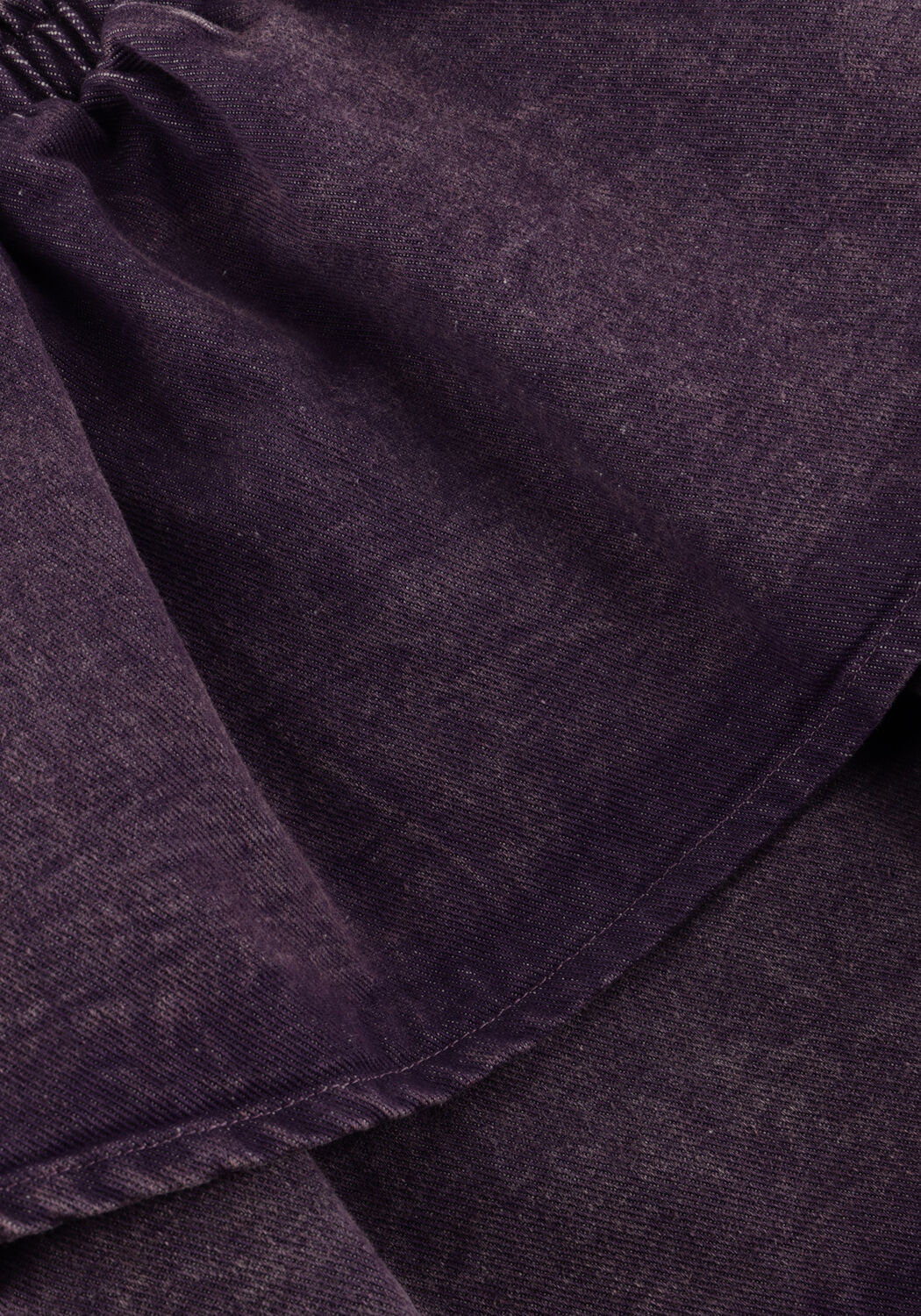 DAILY BRAT Mini-jupe SNAPPY DENIM SKIRT en violet - large