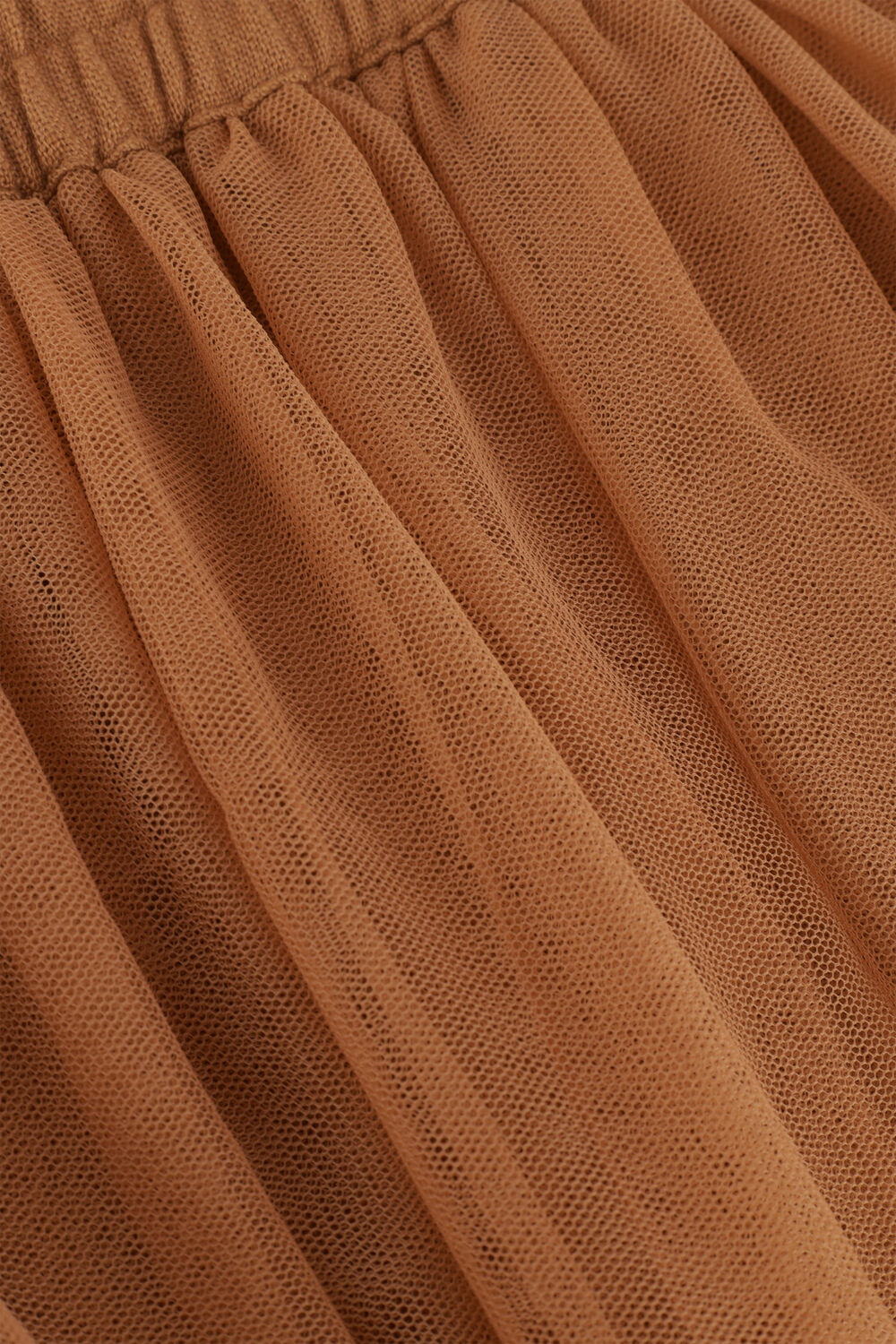 BAJE STUDIO Mini-jupe TULE SKIRT en camel - large