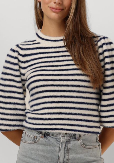 CATWALK JUNKIE Pull PUFFY SLEEVE KNIT Bleu foncé - large