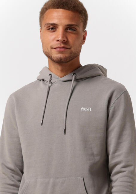 FORÉT Pull DEER HOODIE Gris clair - large