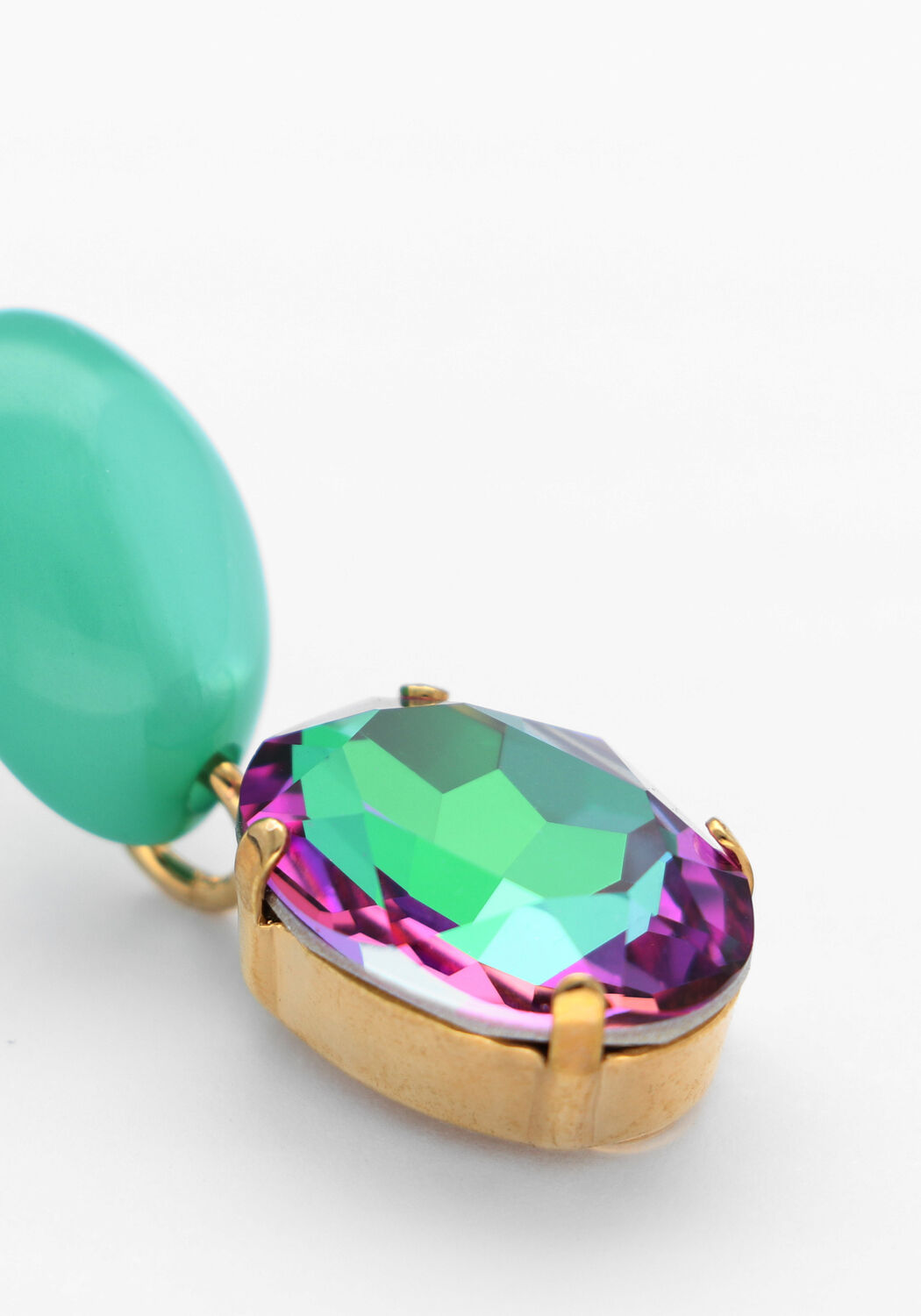 Blauwe LOTT. GIOIELLI Sieraad CE SW OVAL WITH OVAL STRASS PENDANT M - large