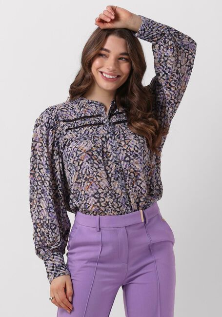 AAIKO DAIMY FLOWER TIE DYE PES 522 Blouses Bleu foncé - large