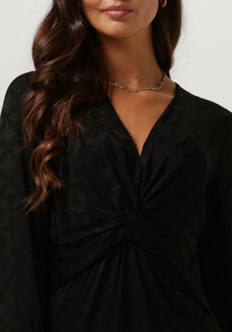 IDANO Robe midi DOUCE UNI en noir - large