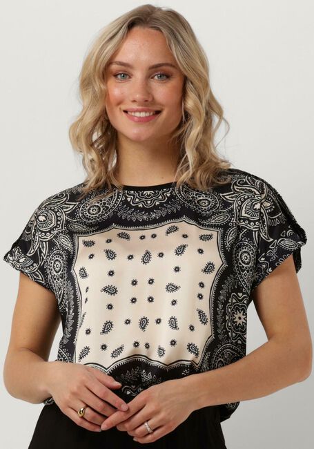 Zwarte LIU JO T-shirt JERSEY RASO T-SHIRT - large