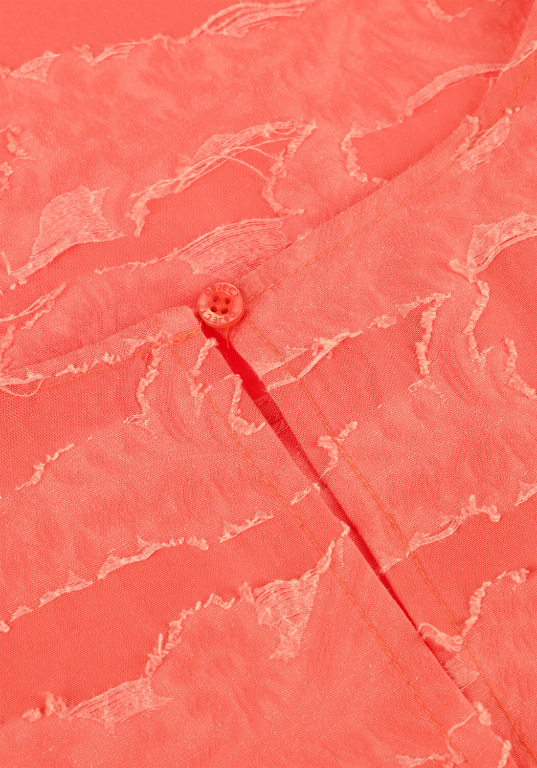 OBJECT Robe midi OBJSUKI 3/4 DRESS 137 en orange - large