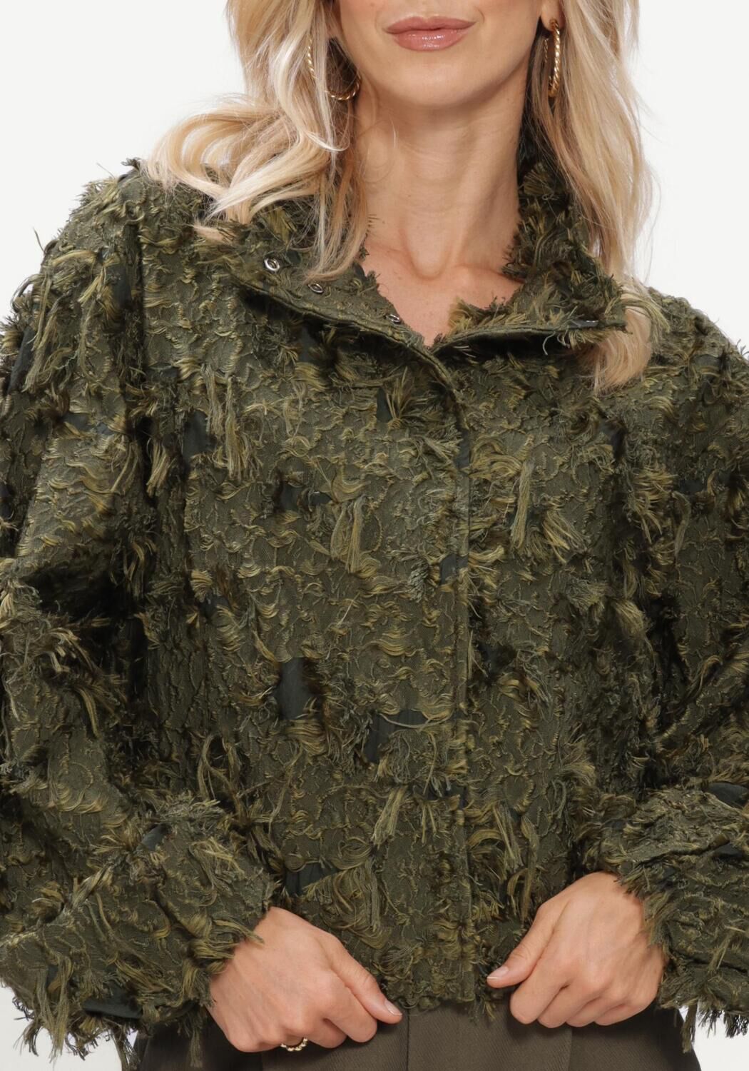 Groene COPENHAGEN MUSE Trui CMJANY-JACKET - large