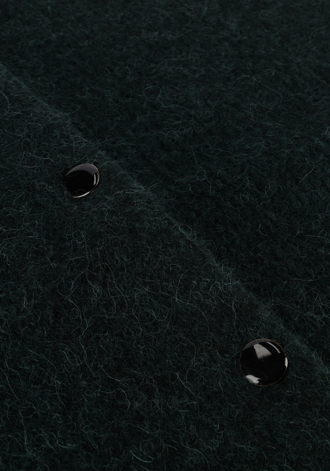 Donkergroene GESTUZ Vest ALPHAGZ SHORT CARDIGAN - large