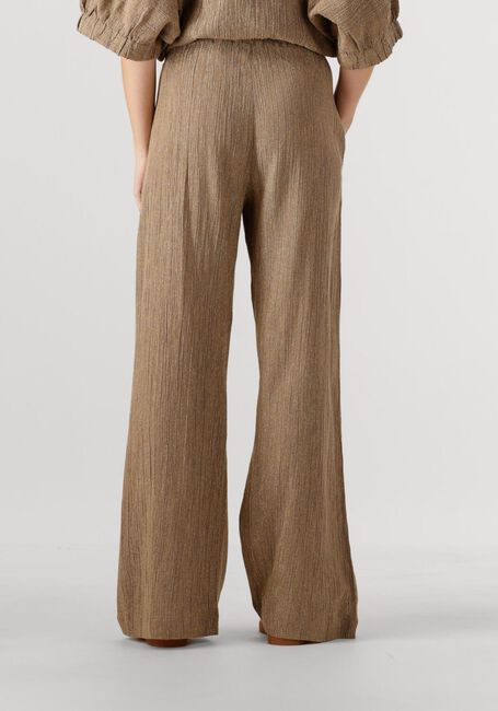 Beige BY-BAR Wijde broek BENJI LUREX PANT - large