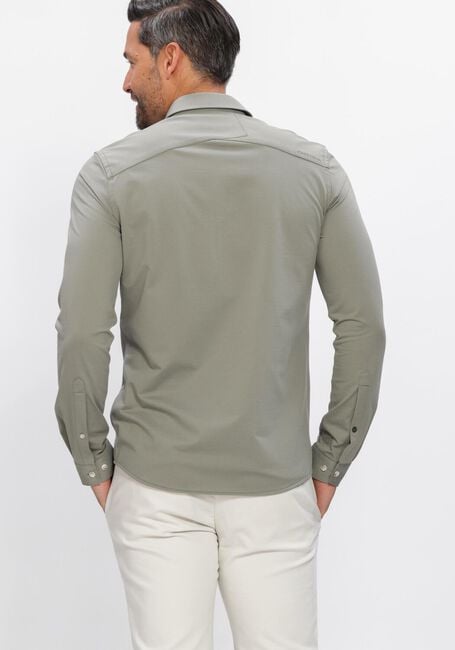CAST IRON Chemise d&eacute;contract&eacute; CF TECH TWILL JERSEY Olive - large