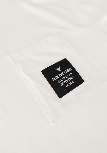 ALIX THE LABEL T-shirt LADIES KNITTED LABEL T-SHIRT en blanc - large
