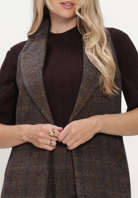 BRUUNS BAZAAR Gilet ARONIABBLIANN WAISTCOAT en marron - large