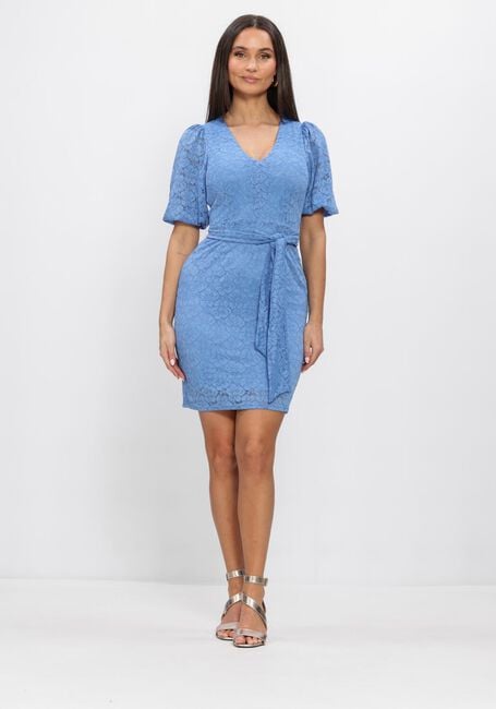 FREEBIRD Mini robe F-JER-LACE-FLOWER-26-1 en bleu - large