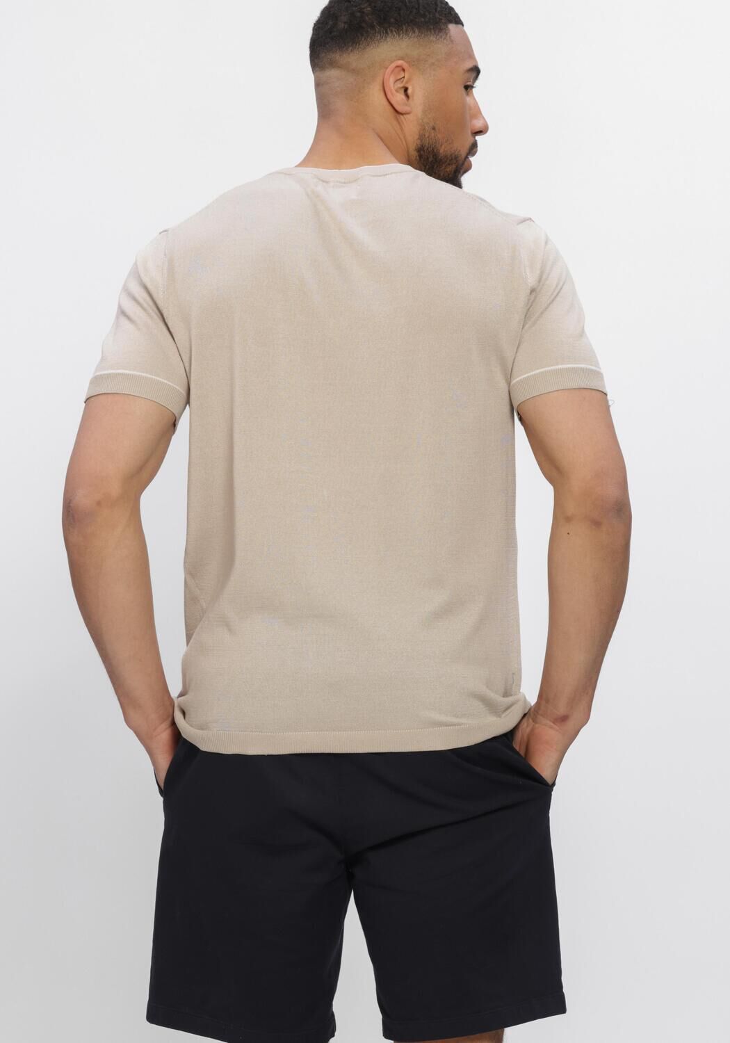 STEFANO LAURAN Polo T-SHIRT BROR en beige - large