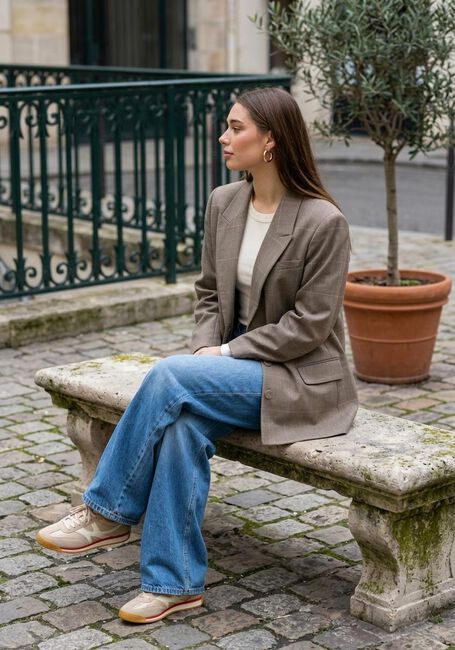 Lichtblauwe DRYKORN Wide jeans MEDLEY 80764 - large