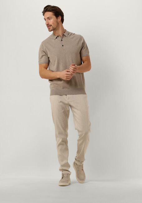 Beige PROFUOMO Polo POLO SHORT SLEEVE - large