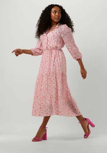 LEVETE ROOM Robe midi ANJA 1 en rose - large