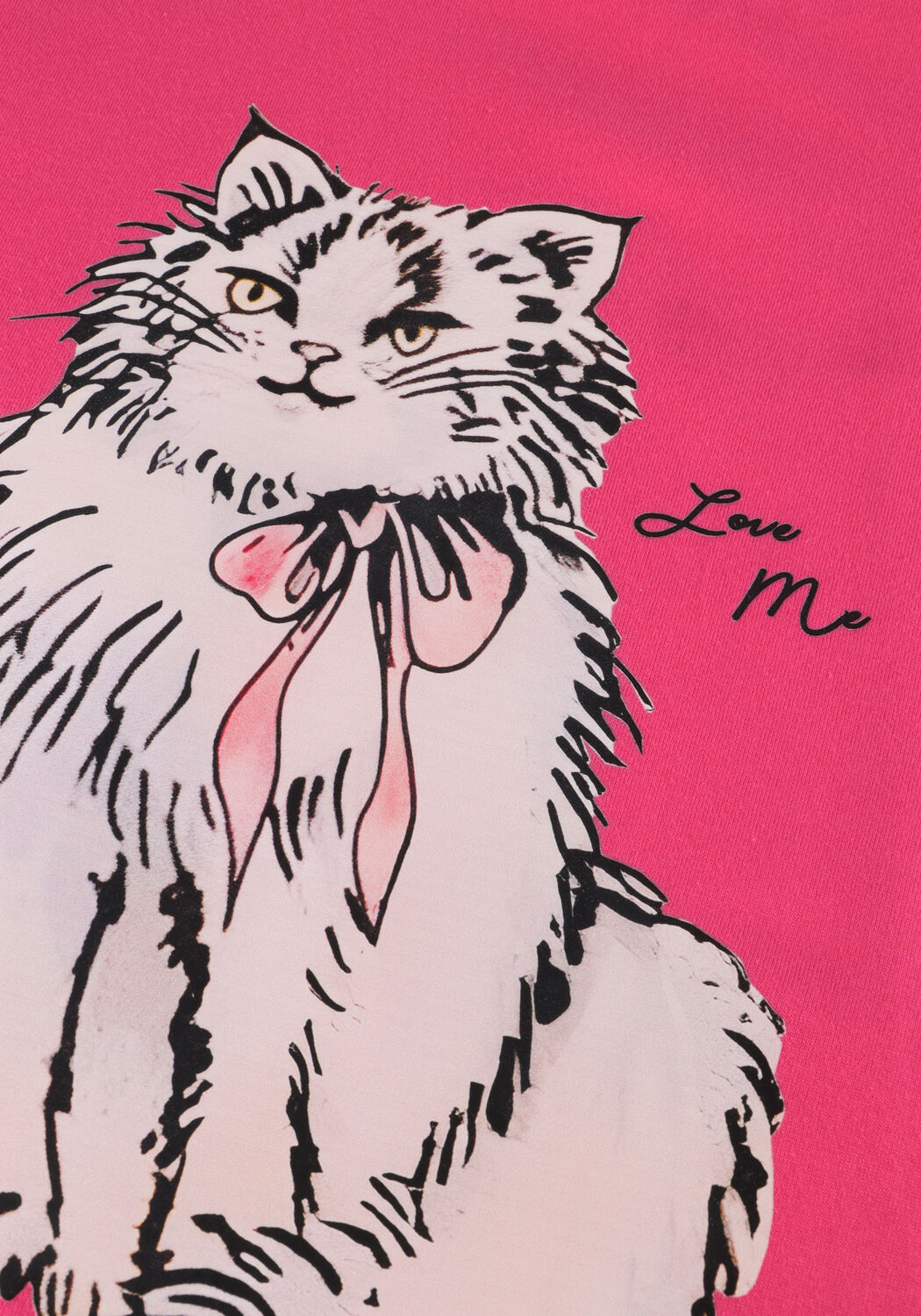 CALL ME FRANKIE T-shirt CAT T-SHIRT en rose - large