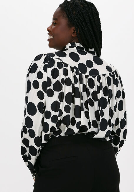 Witte SUMMUM  BLOUSE DOTS - large