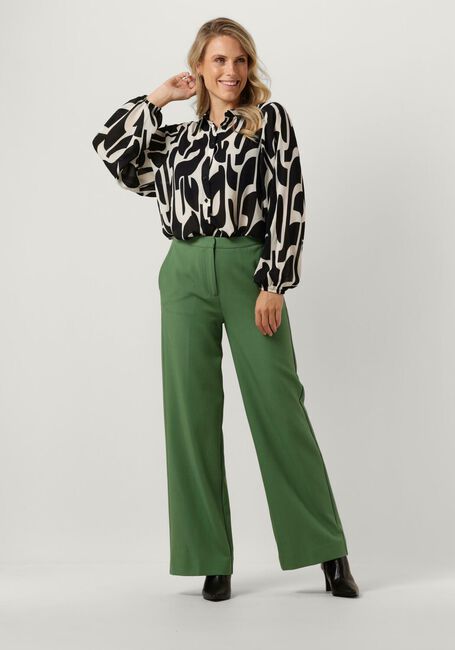ANOTHER LABEL MACY GRAPHIC SHIRT L/S Blouses en noir - large