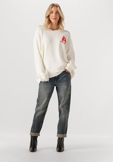 ALIX THE LABEL Pull LADIES KNITTED BASIC JUMPER Écru - large