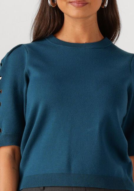 OBJECT Pull OBJYUKI S/S RE KNIT PULLOVER 140 en bleu - large
