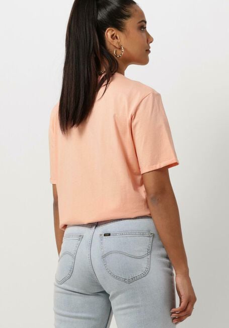MSCH COPENHAGEN T-shirt MSCHTERINA ORGANIC SMALL LOGO TEE en orange - large
