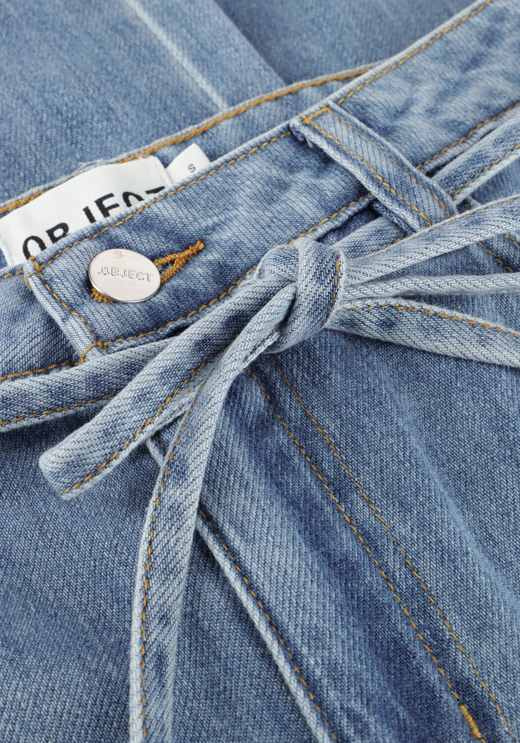 OBJECT Wide jeans OBJROSIE MW WIDE JEANS Bleu clair - large