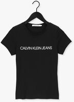 CALVIN KLEIN T-shirt CORE INSTIT LOGO SLIM FIT TEE en noir