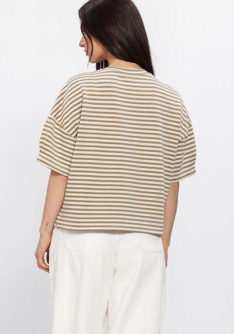 SUMMUM TOP STRIPED SCUBA Hauts & T-shirts en beige - large