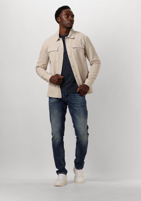 Blauwe CAST IRON T-shirt SHORT SLEEVE R-NECK ESSENTIAL COTTON - large