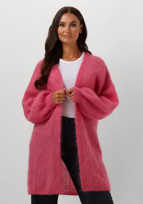 AMERICAN DREAMS Gilet LEE MIDI CARDIGAN en rose - large