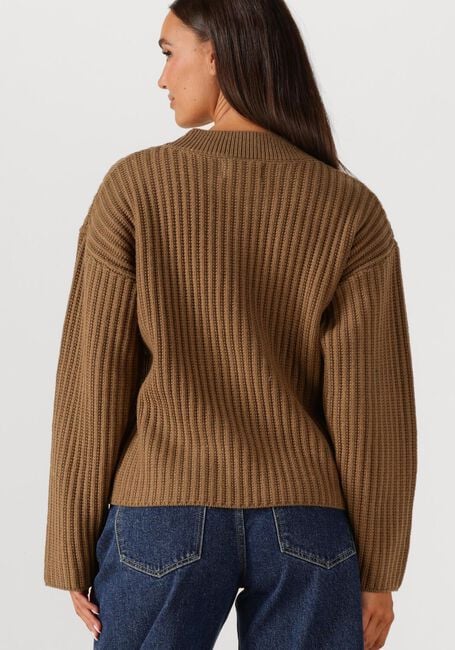 WITHBLACK Pull WBLPOPPY O-NECK SWEATER en marron - large