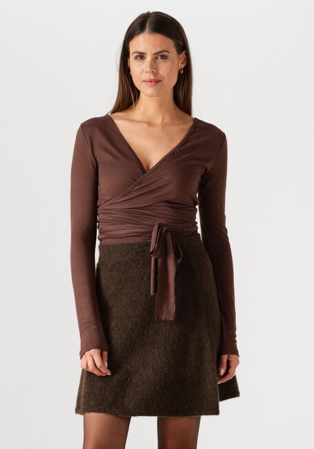 Bruine NEO NOIR Vest NIA JERSEY WRAP BLOUSE - large