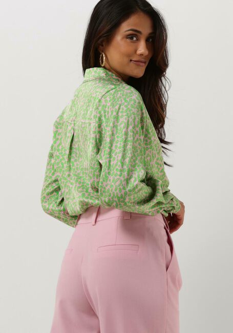 Groene MODSTRÖM  CLARKE PRINT SHIRT - large