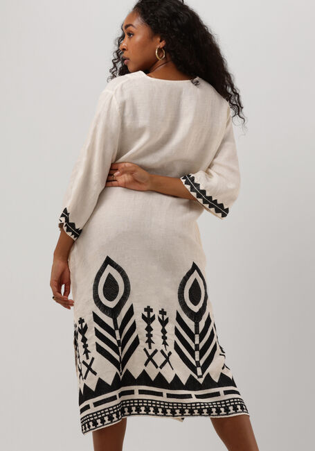 Ecru GREEK ARCHAIC KORI Midi jurk 230085 - large