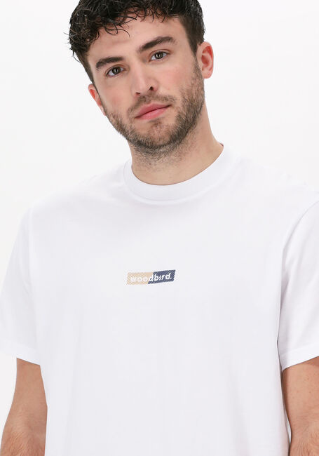 Witte WOODBIRD T-shirt TROPE SPLIT TEE - large