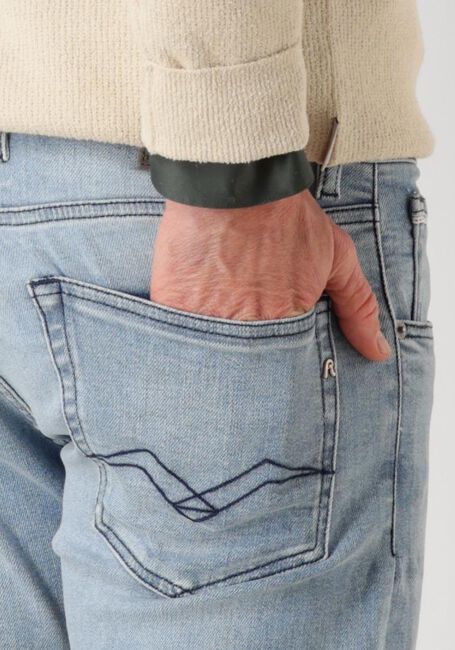 Blauwe REPLAY Skinny jeans GROVER PANTS - large