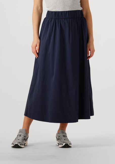 NEO NOIR Jupe midi YARA POPLIN SKIRT Bleu foncé - large