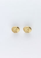 NOTRE-V Boucles d'oreilles OORBEL KNOT Doré - medium